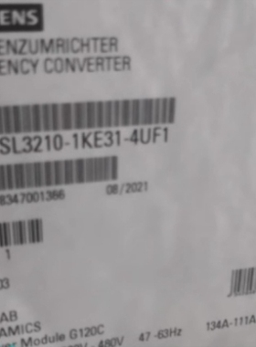 【议价】6SL3210-1KE31-4AF1G120C 变频器 75.0kW 6SL32101KE314A