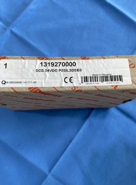 【议价】魏德米勒1319270000继电器SCS24VDCP2SIL3DSES模块Weldmu