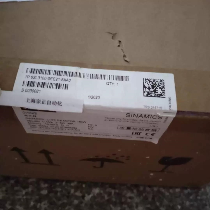 【议价】6SL3100-0EE21-6AA0电源电抗器 用于16kW电源模块