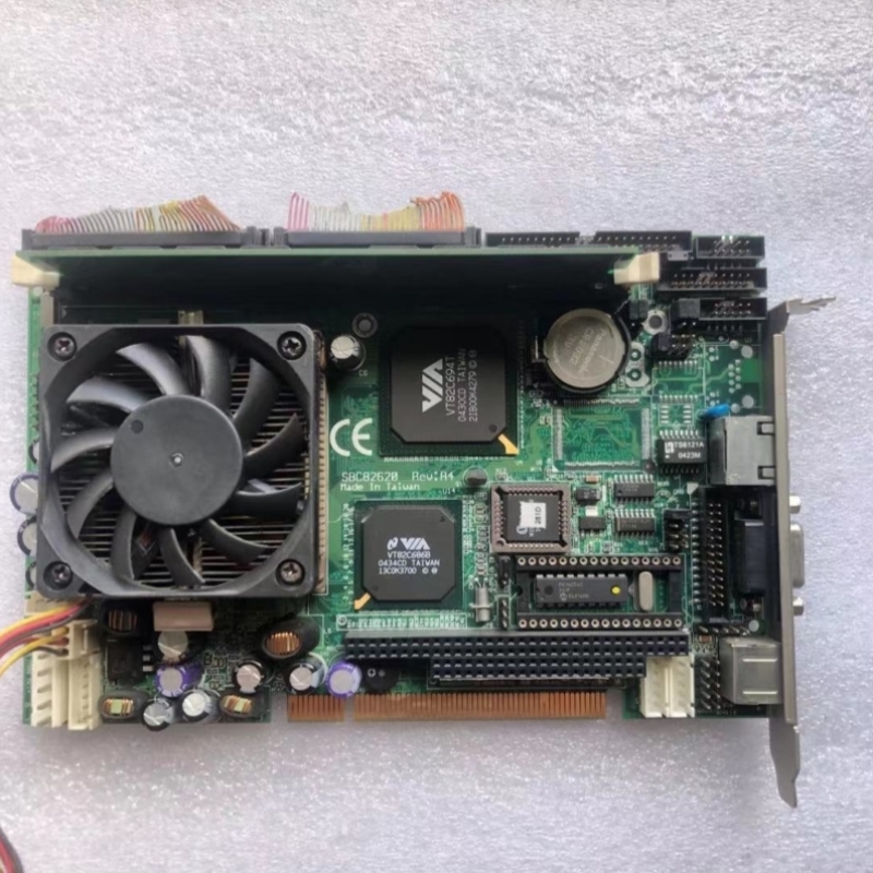 【议价】艾讯SBC-81620 REVA4 P3 PCI半长卡工控主板 带CPU风扇