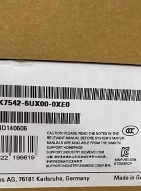 【议价】6GK7542-6VX00-0XE0CP1542SP-1 IRC模块6GK75426VX000XE0
