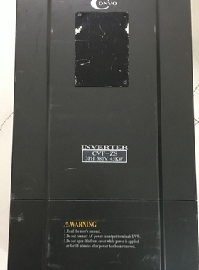 【议价】FSCZ02.1-45K0-3P380 康沃CONVO变频器CVF-ZS 45KW 9新