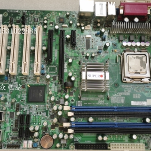 【议价】超微 C2SBA 服务器主板 G33T-SM2 设备机主板 带CPU