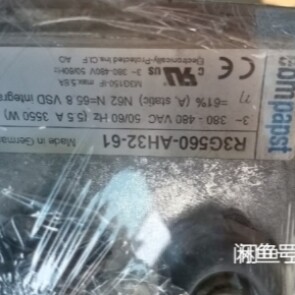 【议价】德国ebmpapst R3G560-AH32-61 3550W 380V 5.5A 大型空调