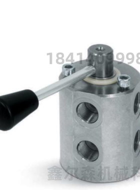 DF6VIE3/8 DF6VIE1/2二位六通手动转阀 手动转阀切换阀 手转阀