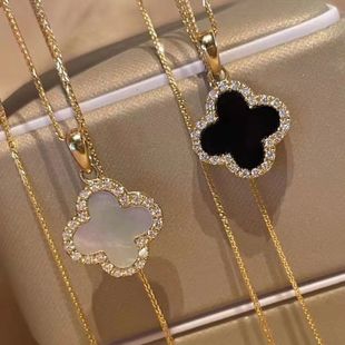 Clover 四叶草项链小香风轻奢小众锁骨链 Necklace