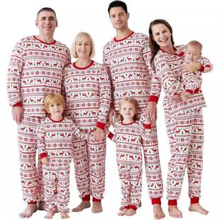 Christmas parent-child outfit, family outfit pajamas圣诞睡衣