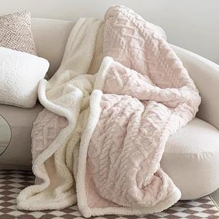 Winter blanket thick nap blanket sofa瑚绒小毯子午睡毯沙发盖