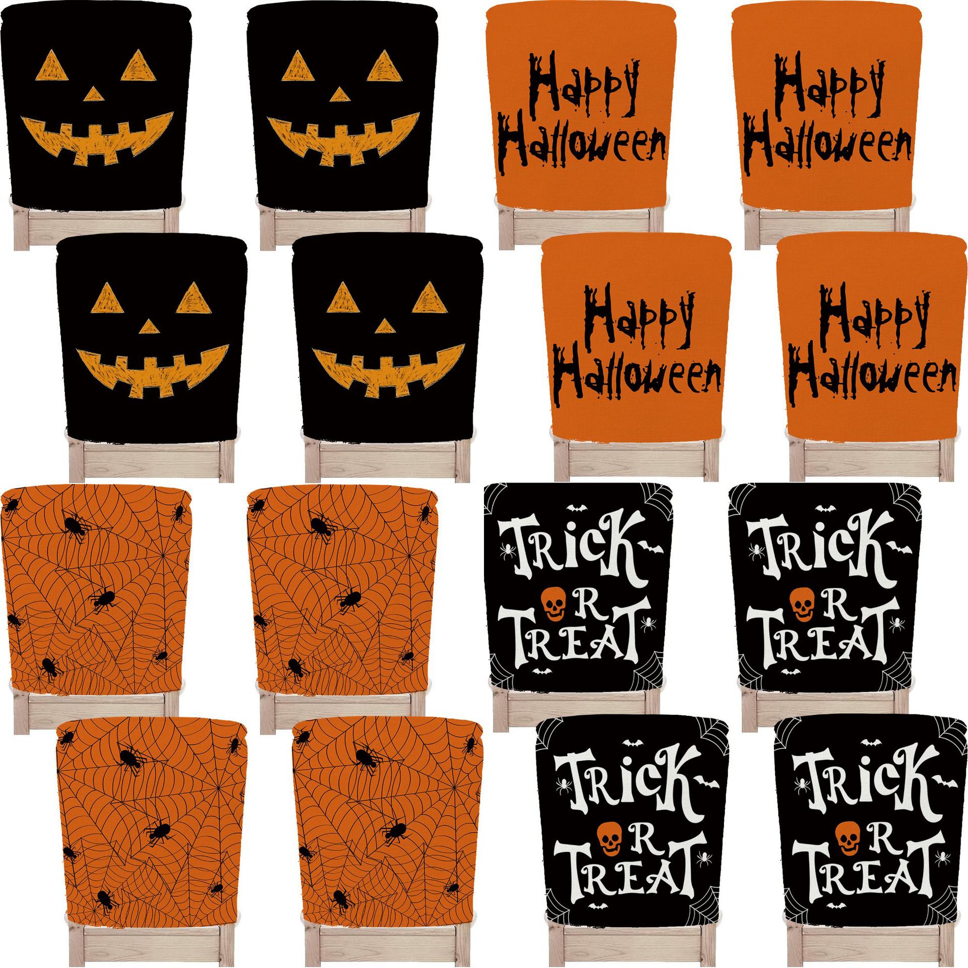 Halloweenchaircoverlivingroom