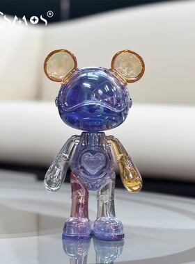 星际熊ABS现代轻奢客厅酒柜摆件