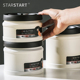 starstart密封储物罐咖啡豆密封罐茶叶储存罐食品防潮真空密封罐