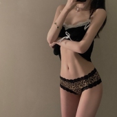 大码 豹纹内裤 女纯棉抗菌裆性感纯欲蕾丝冰丝无痕中低腰2025年新款
