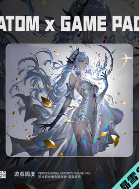ATOM晶雪/砂雾升级版树脂鼠标垫可定制FPS专业硬质电竞鼠标垫子大