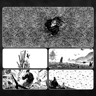 ATOM亚当鼠标垫超大号电竞FPS二次元电脑办公游戏动漫定制桌垫子