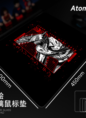 ATOM亚当光伏玻璃鼠标垫钢化升级顺滑FPS电竞游戏办公桌垫家用垫