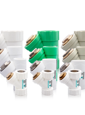 Y型过滤器PPR4分6分1寸Y形泥沙热熔管件自来水水管接头配件大全