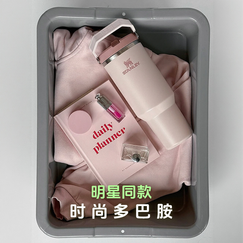 STANLEY拎拎杯保温杯高颜值女水杯便携防漏水保温591ml
