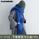 PLUSONEONE2026新款 冬高级感克莱因蓝色围巾女保暖围脖男披肩送礼