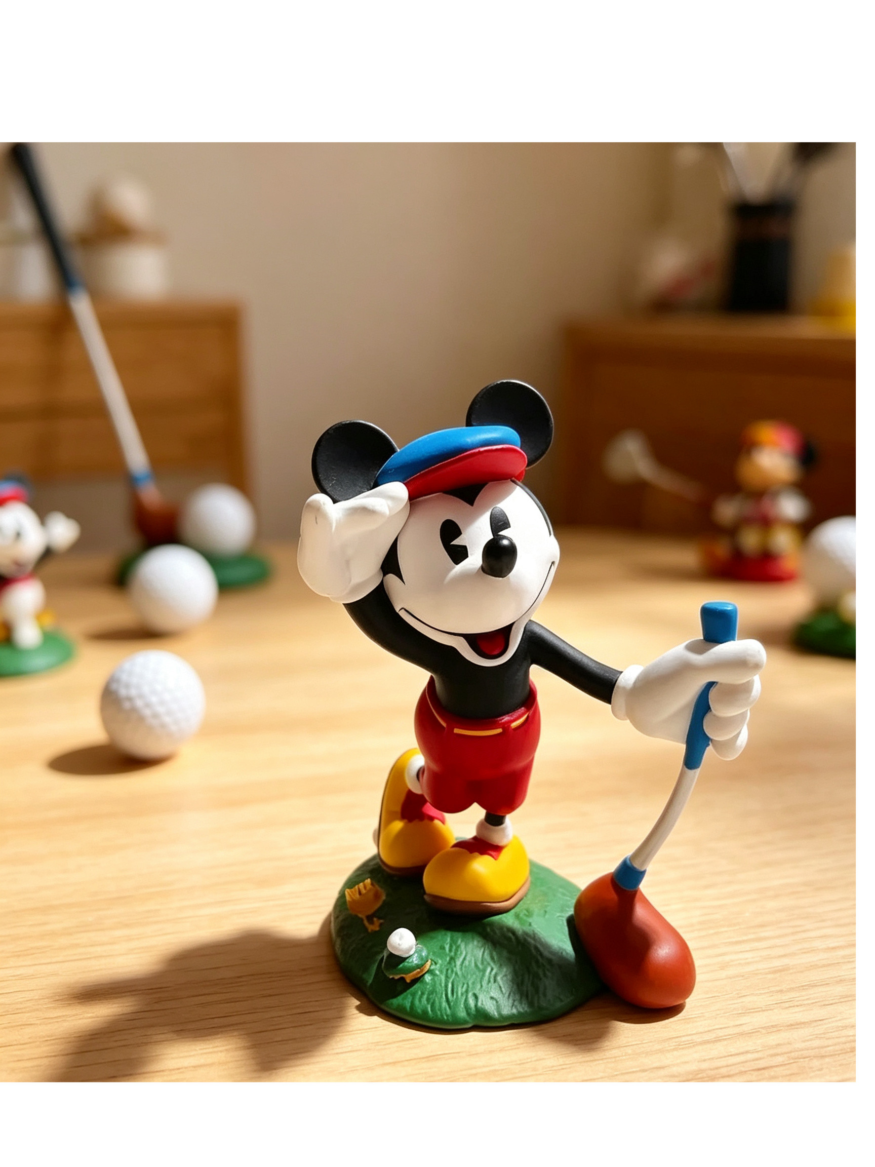 hallmark 迪士尼米奇高尔夫场景摆件