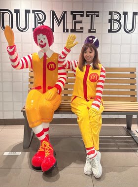 Cosplay表演服拟人小丑迎宾服