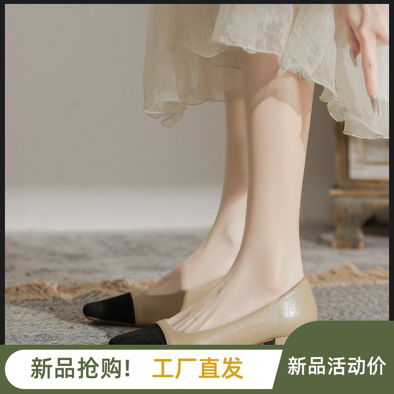 艾可妙手工女鞋法式高跟鞋