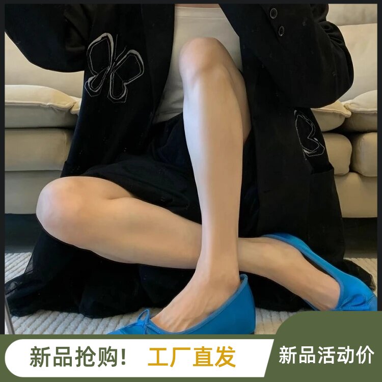 韩系女鞋蝴蝶结芭蕾舞鞋