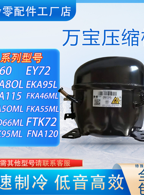 EX60 EY72 EKA80L FTK72 FKA55ML 万宝全新压缩机展示柜冷柜用