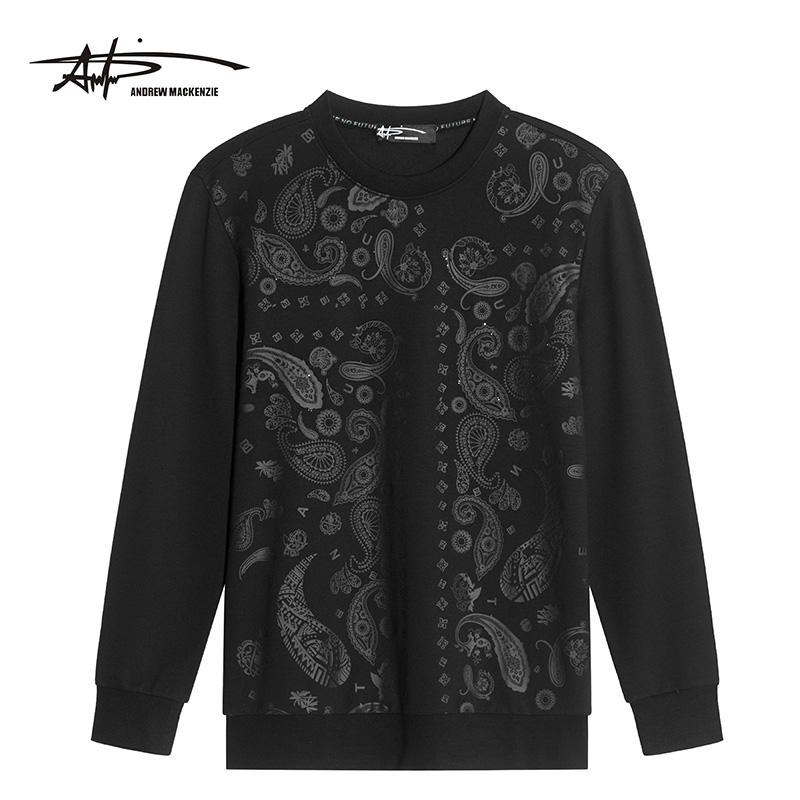 ANDREW MACKENZIE意大利男装商务春季长袖T恤55T125225122