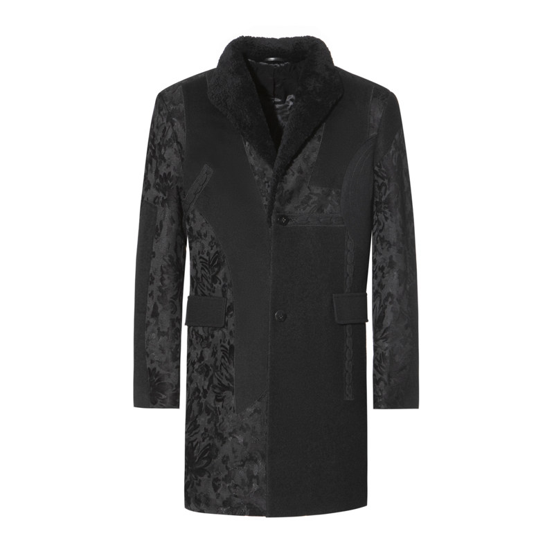 ANDREW MACKENZIE男士 秋冬款商务休闲厚款长款大衣保暖外套