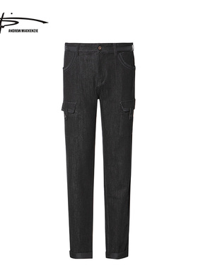 ANDREW MACKENZIE意大利男装春季新款商务牛仔裤551312212002