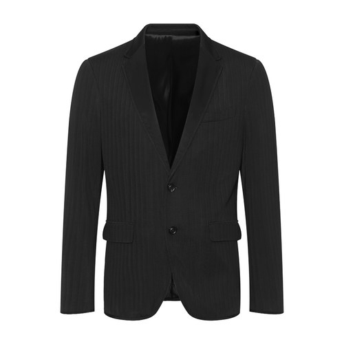 AMK春秋薄款条纹西装休闲西服