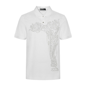 MACKENZIE夏季 纯棉烫钻时尚 短袖 ANDREW polo衫 男商务休闲