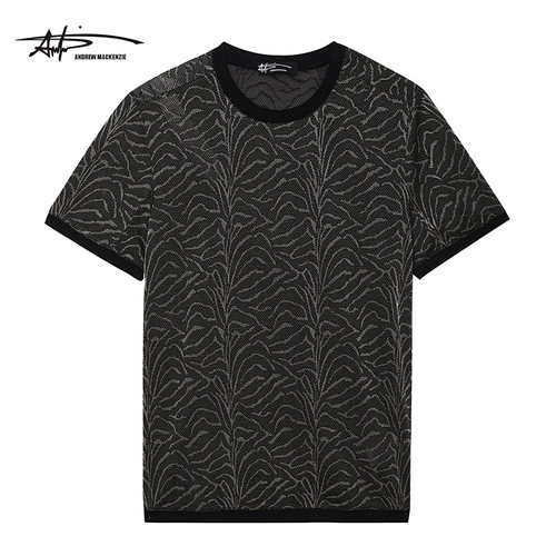 ANDREW MACKENZIE意大利男装 馀烬系列 夏季男士T恤551232222143