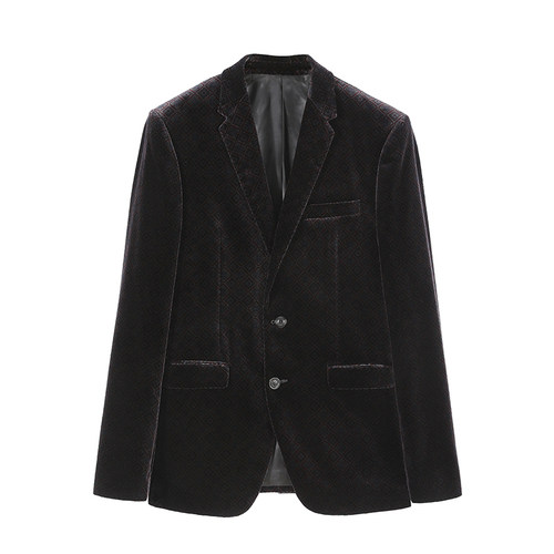 ANDREW MACKENZIE男士 秋冬款商务休闲平驳领棉质西服外套上衣