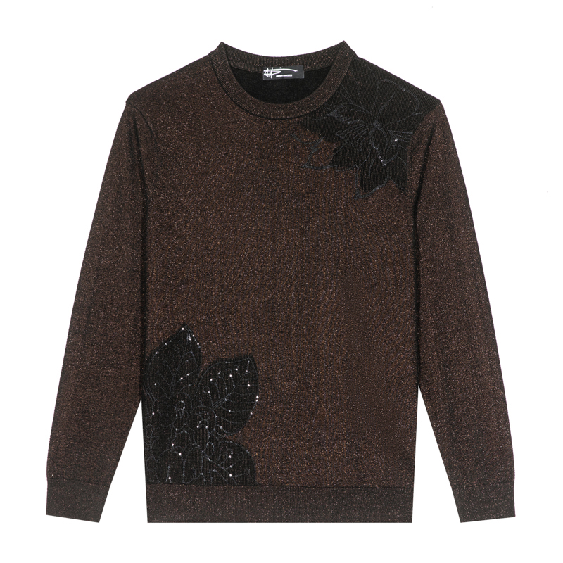 ANDREW MACKENZIE男士 秋冬款休闲舒适宽松薄款圆领套头毛衫上衣