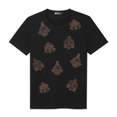 棉柔刺绣简约圆领短袖 ANDREW MACKENZIE夏季 T恤男日常百搭