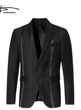 【明星同款】ANDREW MACKENZIE意大利男装西装商务休闲西服外套男