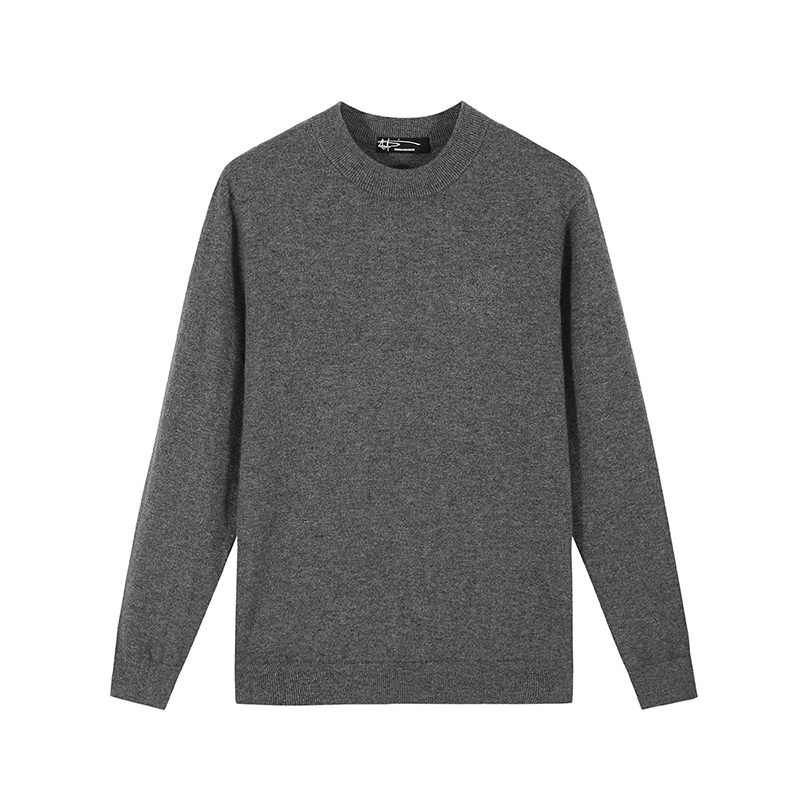 ANDREW MACKENZIE男士秋冬款休闲舒适圆领山羊绒套头毛衫内搭上衣