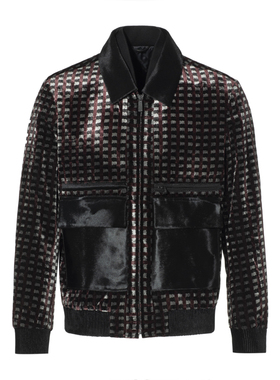 ANDREW MACKENZIE男士 秋冬款休闲舒适翻领保暖棉服外套上衣