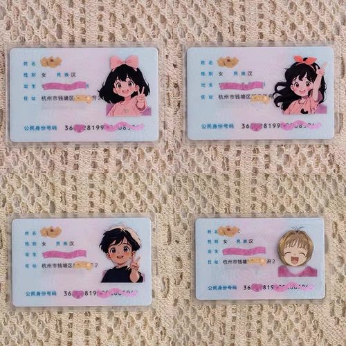 小红书同款学生身份证透明保护套