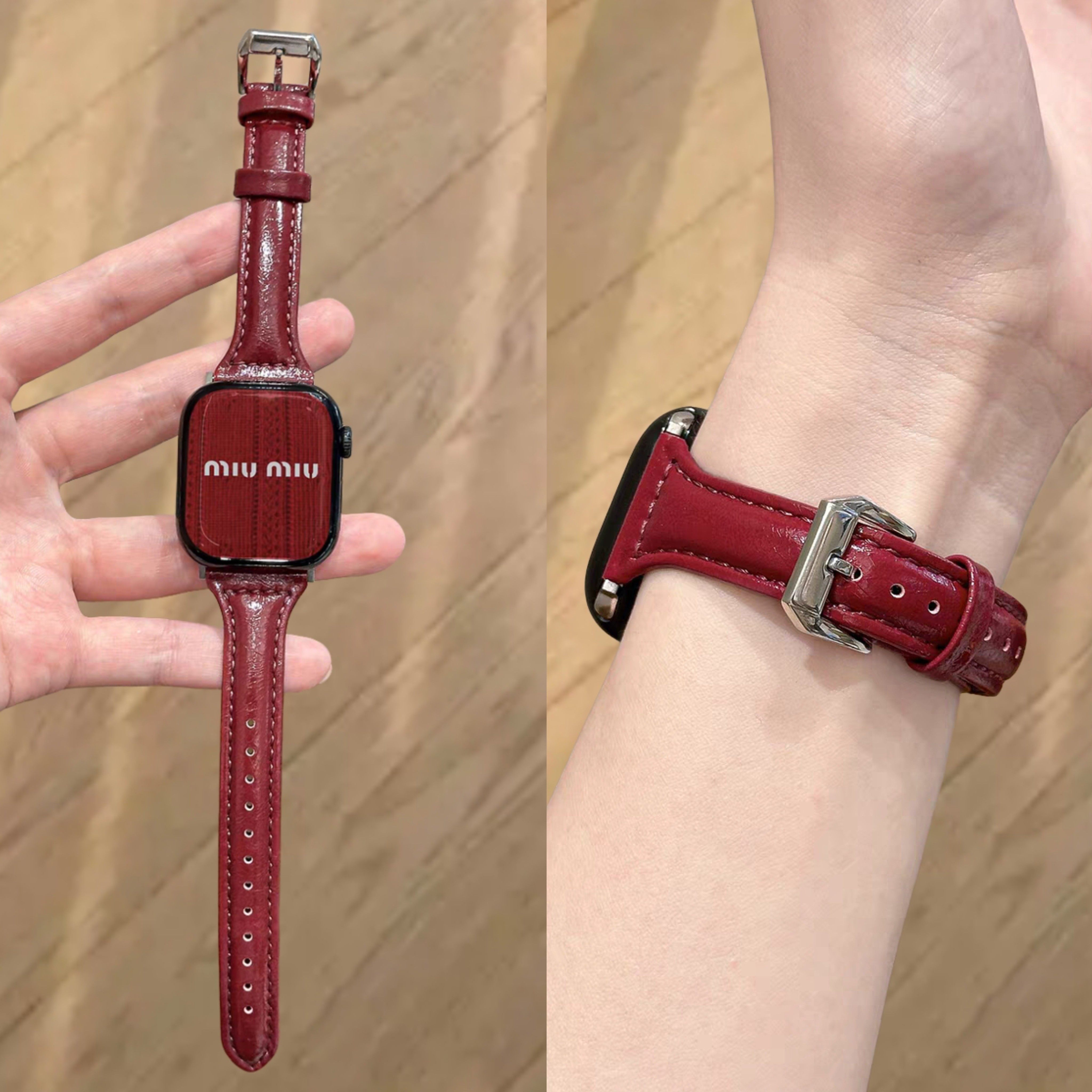 新年红适用表带小米手环10pro腕带9pro细款红米watch6小蛮腰5皮带