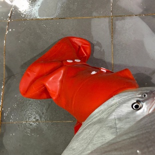 超出片赶海鞋 套沙漠盐湖鞋 套高筒雨靴防水防滑加厚耐磨雨鞋 沙滩鞋