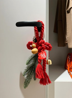 喜庆门挂装饰万字结中国结挂件葫芦福门把手挂饰结婚乔迁家庭布置