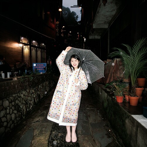 有了雨衣之后想天天下雨！