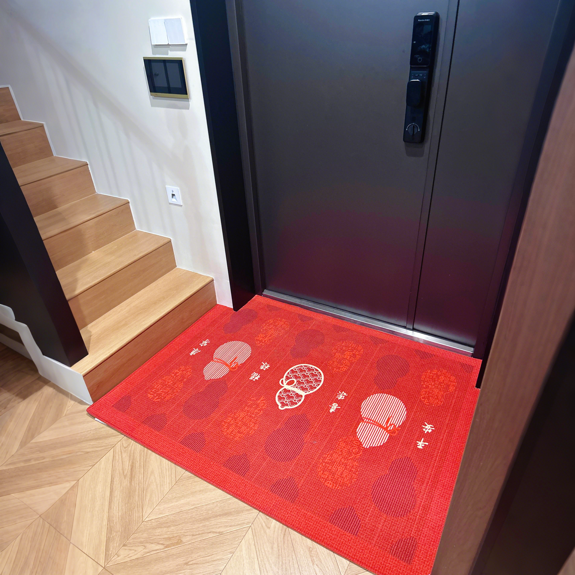 入户门地垫红色葫芦地毯高级感进门耐脏防滑新年乔迁喜庆装饰毯子,居家布艺,入户地垫,淘宝优惠券,粉丝福利购,淘宝优惠卷