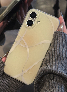 Unliplan 原创设计双层imd手机壳适用苹果17iphone16promax新款韩系ins情侣款高级感小众防摔保护套外壳