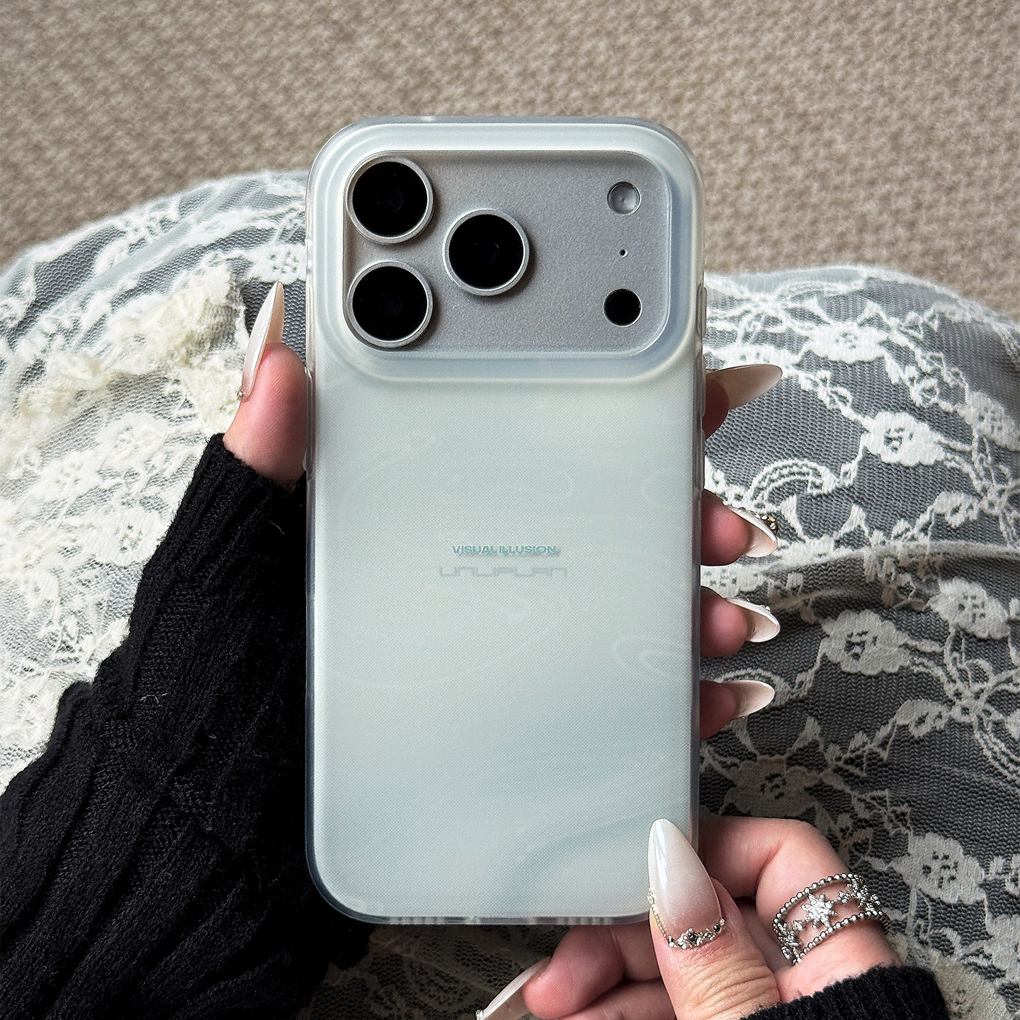 UnliPlan 云雾原创设计小众手机保护壳适用于iPhone18ProMax系列新款磨砂高级感ins风苹果17Pro防摔保护壳