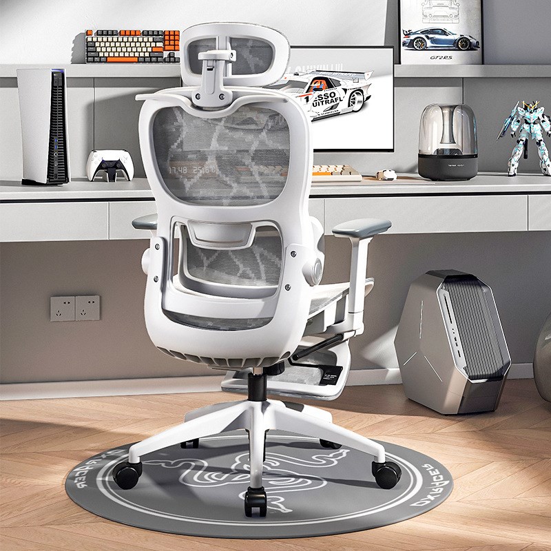 办公椅可躺两用电脑椅 人体工学椅久坐座椅 办公室转椅椅子电竞椅