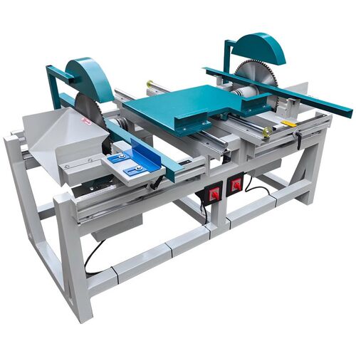 MJ113TD推台摆角圆盘锯木工机械双端齐头锯简易推台锯精密裁板锯