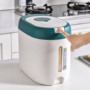 装米桶防虫防潮密封加厚米缸盒面桶大米面粉储物罐家用收纳储米箱